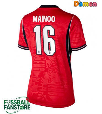 England Kobbie Mainoo #16 Replik Auswärtstrikot Damen WM 2026 Kurzarm